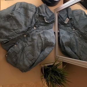 Denim long sleeve shirt